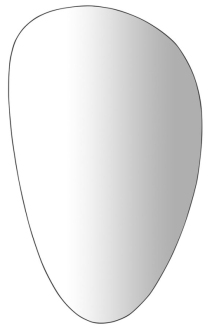 STEN zrcadlo s LED podsvícením 80x55cm NA280
