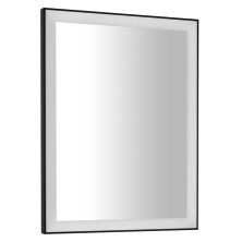 GANO zrcadlo s LED osvětlením 60x80cm, černá LG260