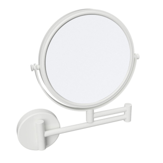 X-ROUND WHITE kosmetické zrcátko závěsné, ? 180mm, oboustranné, bílá XR006W