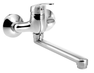 AQUALINE 35 nástěnná baterie, rozteč 100mm, ramínko ploché, chrom 52021