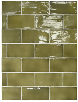 MANACOR obklad Basil Green 7,5x15 (0,5m2) (EQ-3) 26908