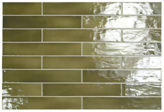 MANACOR obklad Basil Green 6,5x40 (1m2) (EQ-5) 26928