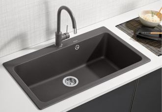 Blanco NAYA XL 9 dřez vestavný šedá skála granit 521 813