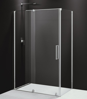 ROLLS obdélníkový sprchový kout 1300x1000 mm, L/P varianta, čiré sklo RL1315RL3415