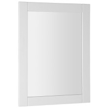 FAVOLO zrcadlo v rámu 70x90cm, bílá mat FV090