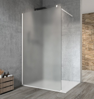 VARIO WHITE jednodílná sprchová zástěna ke stěně, matné sklo, 1200 mm GX1412GX1015