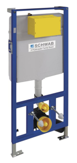SCHWAB DUPLO WC 199 nádržka pro suchou montáž 3/6l, DN110mm  T02-2113-0250