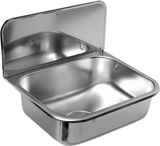 Závěsná výlevka se zády a roštěm 560x165x404 mm, nerez mat 13049.S