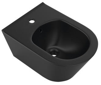 AVVA bidet závěsný 35,5x53 cm, černá mat 100324-110