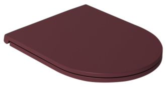 INFINITY WC sedátko, SLIM, odnímatelné, Soft Close, maroon red 40KF0543I-S