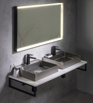 PLATO deska Rockstone 1700x24x500mm, bílá mat PL170-0101