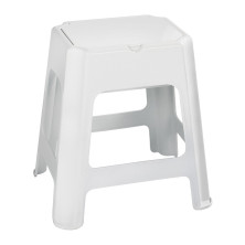 Koupelnová stolička s úložným prostorem, bílá 90902W