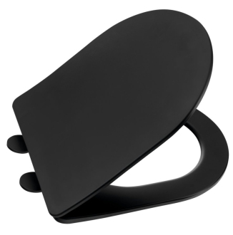 PACO WC sedátko, SLIM, Soft Close, černá mat PCS1012B