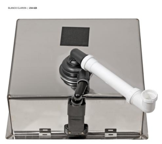 Blanco CLARON 450-U dřez pod desku nerez hedvábný lesk nerez 521 575