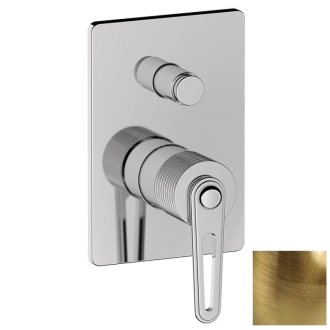 BEBÉ podomítková sprchová baterie, 2 výstupy, bronz BB042/18