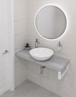 AVICE deska 150x36cm, dub starobílý AV1565