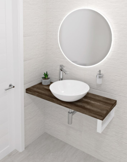AVICE deska 200x36cm, dub tmavý AV20611