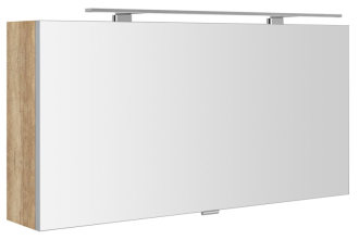 CLOE galerka s LED osvětlením 100x50x18cm, dub alabama CE100-0022