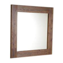 BRAND zrcadlo v dřevěném rámu 600x800mm, mořený smrk BA058S