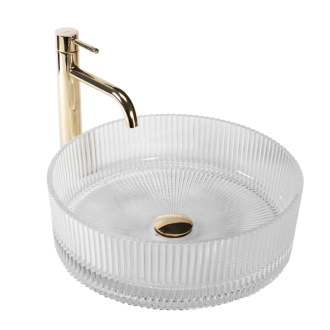REA Ingrid Transparent umyvadlo na desku REA-U0278