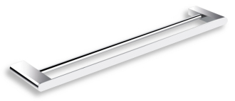 Novaservis Dvojitý držák ručníků 600 mm Titania Naty chrom 66625,0