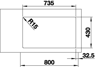 Blanco ANDANO 340/340-IF dřez vestavný/do roviny hedvábný lesk nerez 522 981