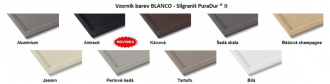 Blanco NOVA 6 S Silgranit šedá skála oboustranné provedení s excentrem