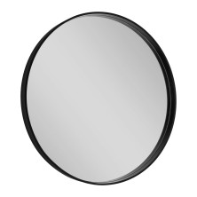 NOTION kulaté zrcadlo v rámu ? 70cm, černá mat NT700