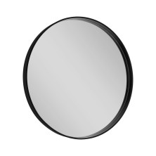 NOTION kulaté zrcadlo v rámu ? 60cm, černá mat NT600