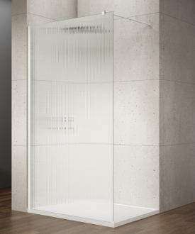 VARIO WHITE jednodílná sprchová zástěna ke stěně, sklo nordic, 1000 mm GX1510-07