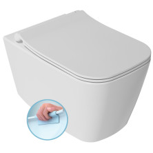 VEA závěsná WC mísa Rimless, 34,5x52cm, bílá 10VA02001