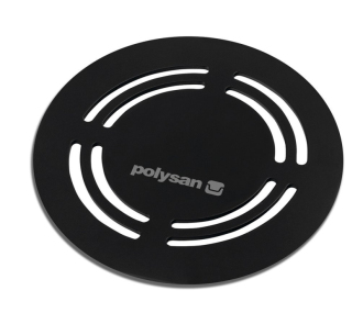 FLEXIA kruhová krytka sifonu, černá 73217 50916