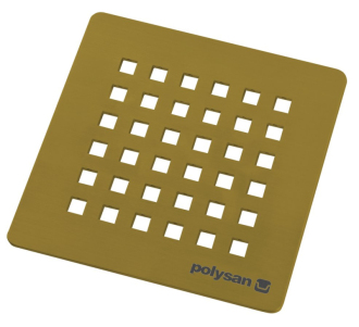 FLEXIA čtvercová krytka sifonu, zlato mat 73248 50913