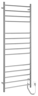 REDONDO elektrický sušák ručníků, kulatý, 600x1500 mm, 130 W, nerez lesk ER250V