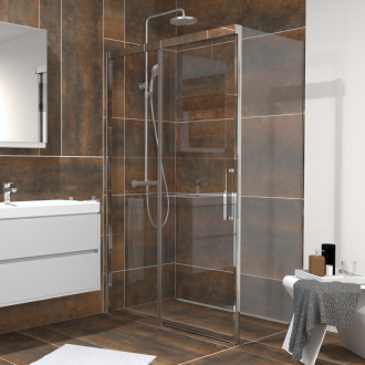 Cersanit Crea stěna do sprch. koutu s posuv. dveřmi 80x200 S900-2613