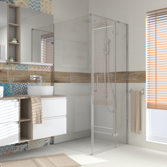 Cersanit Jota sprchový kout 90x90x195 pravý čiré sklo S160-002