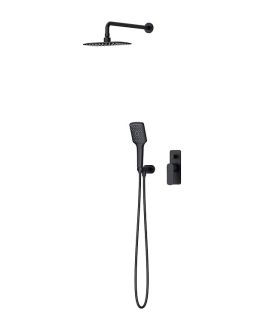 Cersanit Larga B344 sprchový set podom. včetně tělesa black S952-031