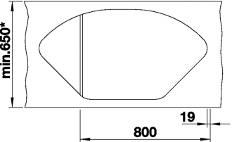 Blanco DELTA II dřez vestavný jasmín granit 523 662