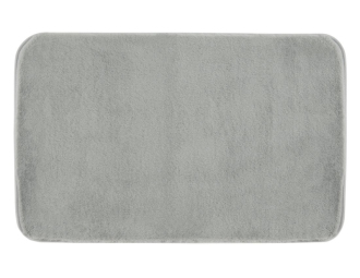 FUZZY koupelnová předložka, 50x80cm, 100% polyester, protiskluz, šedá 96FY508008
