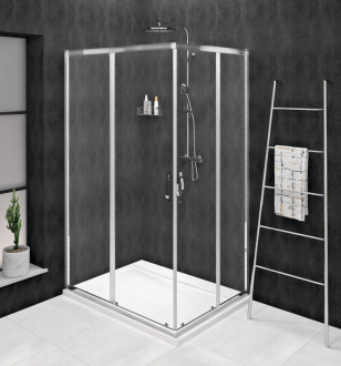 SIGMA SIMPLY obdélníkový sprchový kout 1200x1000 mm, L/P ,rohový, čiré sklo GS2112-03