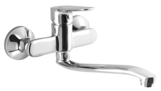 LOTTA nástěnná baterie, ramínko ploché zvýšené, chrom LT643