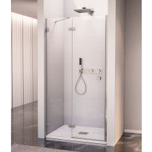 FORTIS EDGE sprchové dveře do niky 900mm, čiré sklo, levé FL1690L