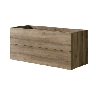 Aira, koupelnová skříňka 1208x528x465 mm, spodní, dub Halifax, push, 2 zásuvky CN743S