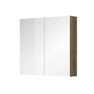 Aira, koupelnová skříňka, galerka, dub Halifax, 2 dvířka, 800x700x140 mm CN717GH