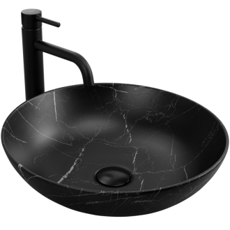 Umyvadlo na desku REA FIBO Black Matt
