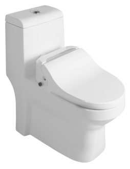 HUBERT WC kombi, zadní/spodní odpad s elektronickým bidetem USPA LUX UB-6635RU-2