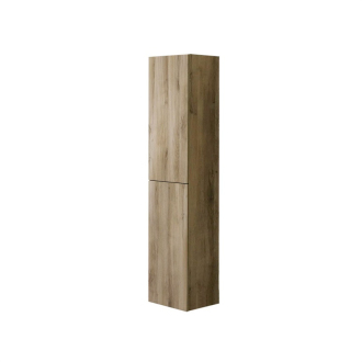 Aira koupelnová skříňka, vysoká, dub Halifax, pravá, 350x1700x370 mm CN744PN