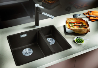 Blanco SUBLINE 340/160-U dřez pod desku antracit granit 523 558