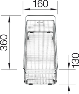 Blanco SUBLINE 700-U Level dřez pod desku antracit granit 523 452