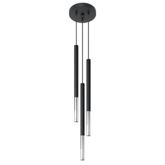 MOZAICA 3P black Závěsné světlo, černá-chrom SL.0887